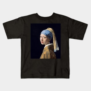 Johannes Vermeer - Girl with a Pearl Earring Kids T-Shirt